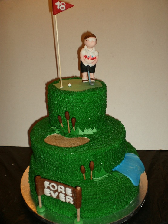 *NEW* Golf 18th Hole Cake