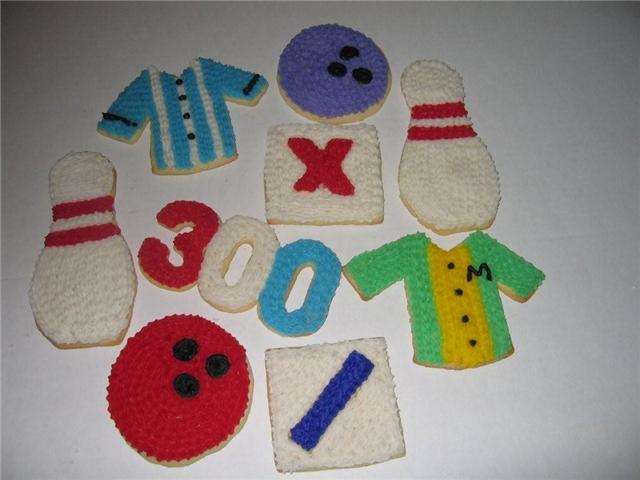 Bowling Cookies