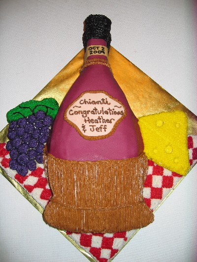 Wine Bottle Cake