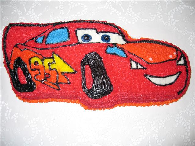 Lightning McQueen Cake