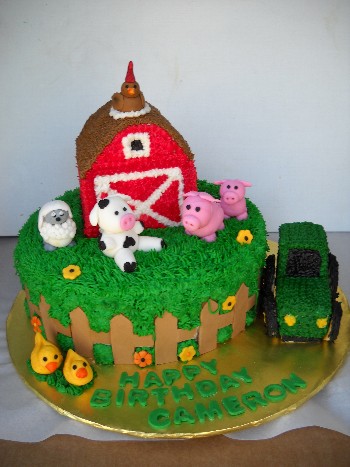 Farm Animals Cake