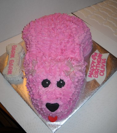 Pink Doggie Cake