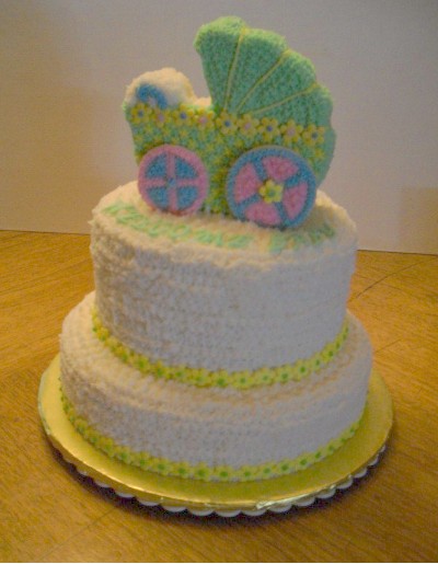 Baby Carriage Cake