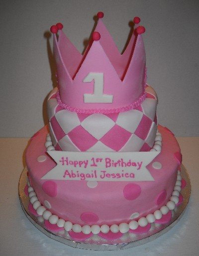 Princess Crown Tiered Cake