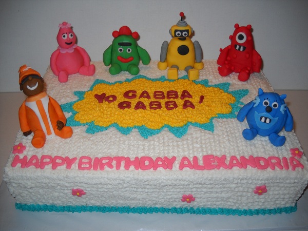 Yo Gabba Gabba Cake